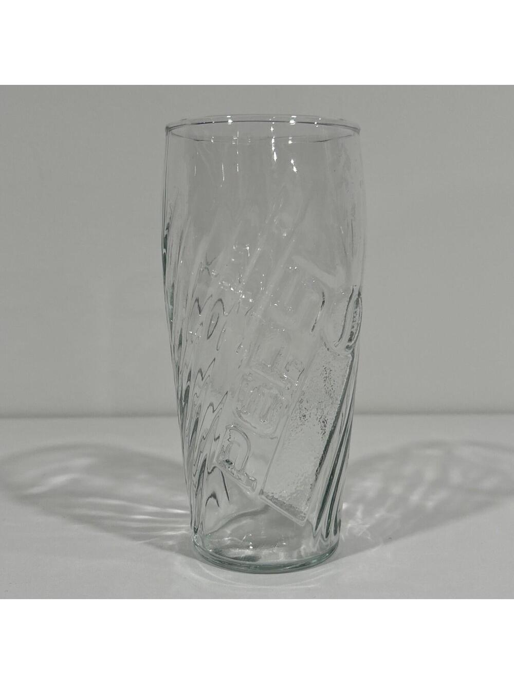 Vintage Pepsi Embossed Glass Cup